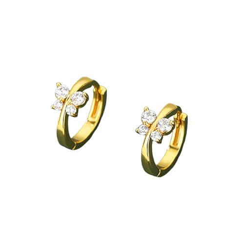 Ohrringe für Frauen Trending Gold Farbe Schmetterling Creolen Ohrringe in Femme Mädchen Luxus Schmuck aretes Geburtstagsgeschenke von XLTEAM