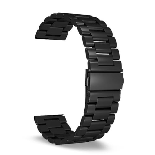 XLXKGPGKMK Abnehmbare Edelstahl-Metall-Kettenglieder for Herren und Damen mit einer Breite von 20 mm 22(Black,22mm) von XLXKGPGKMK