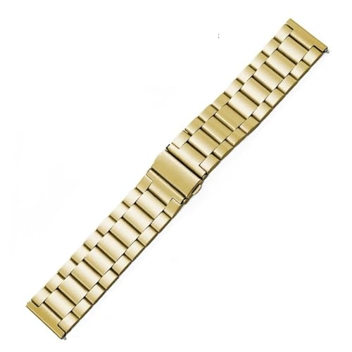 XLXKGPGKMK Abnehmbare Edelstahl-Metall-Kettenglieder for Herren und Damen mit einer Breite von 20 mm 22(Gold,22mm) von XLXKGPGKMK