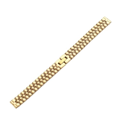 XLXKGPGKMK Abnehmbares modisches Edelstahlarmband for Herren und Damen, 8 mm, 10, 12, 14, 16(Gold,14mm) von XLXKGPGKMK