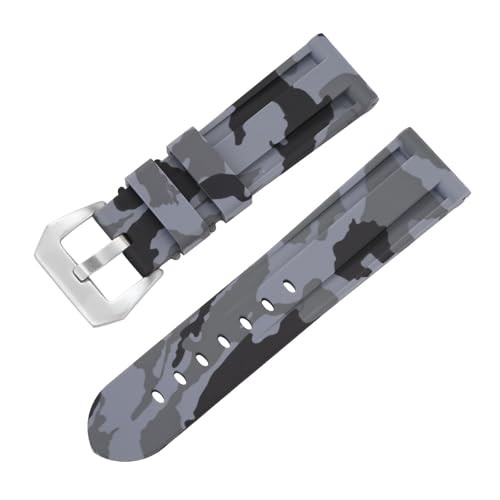XLXKGPGKMK Ausgestattet mit einem Smart-Silikonarmband mit Schnellverschluss und Edelstahl-Schnalle, 20 mm, 22 mm, 24 mm, 26 mm, 24 mm XLXKGPGKMK Ausgestattet mit einem Smart-Silikonarmband mit Schnellverschluss und Edelstahl-Schnalle, 20 mm, 22 mm, 24 mm, 26 mm, 24 mm von XLXKGPGKMK