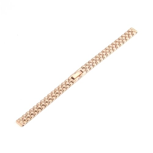 XLXKGPGKMK Edelstahlarmband Damen Metall Ersatz Schnelle Demontage Einfaches Design(Rose gold,16mm) von XLXKGPGKMK