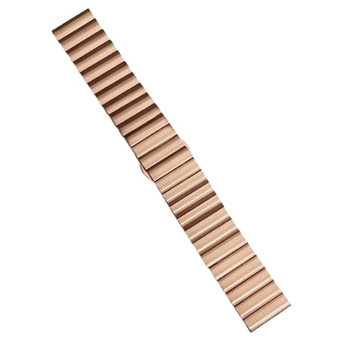 XLXKGPGKMK Edelstahlarmband kann durch Metall ersetzt werden, for Männer und Frauen, 22 mm, 20, 18, 16(Rose Gold,16mm) von XLXKGPGKMK