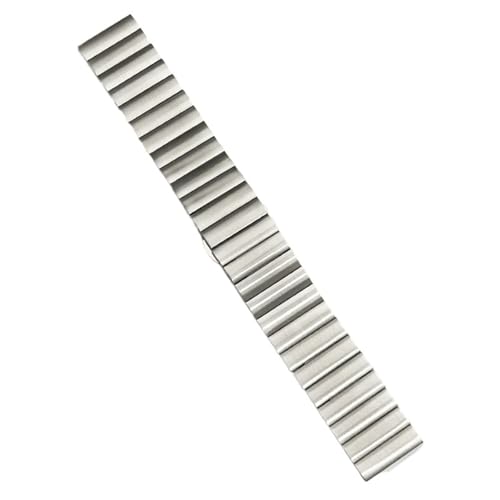 XLXKGPGKMK Edelstahlarmband kann durch Metall ersetzt werden, for Männer und Frauen, 22 mm, 20, 18, 16(Silver,18mm) von XLXKGPGKMK