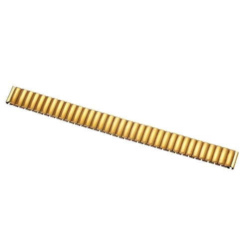 XLXKGPGKMK Elastisches Band, flache Öffnung, Spannstahlfeder, Teleskop, for Männer und Frauen, 12 mm, 14 mm, 18 mm(Gold,18mm) von XLXKGPGKMK
