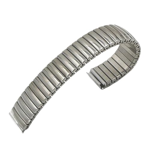 XLXKGPGKMK Ersatzarmband aus Edelstahl for Herren und Damen, dehnbares Metall, for schnelle Demontage(12mm) von XLXKGPGKMK