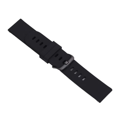 XLXKGPGKMK Herren- und Damenarmband, universelles weiches Silikon-Schnellverschlussarmband, 20 mm, 22(Black,22mm) von XLXKGPGKMK