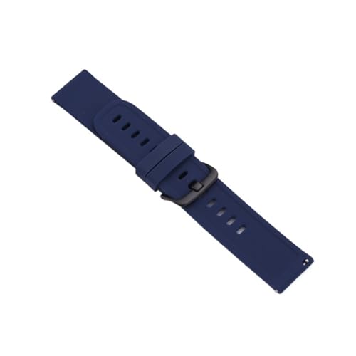 XLXKGPGKMK Herren- und Damenarmband, universelles weiches Silikon-Schnellverschlussarmband, 20 mm, 22(Blue A,22mm) von XLXKGPGKMK