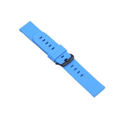 XLXKGPGKMK Herren- und Damenarmband, universelles weiches Silikon-Schnellverschlussarmband, 20 mm, 22(Blue B,22mm) von XLXKGPGKMK