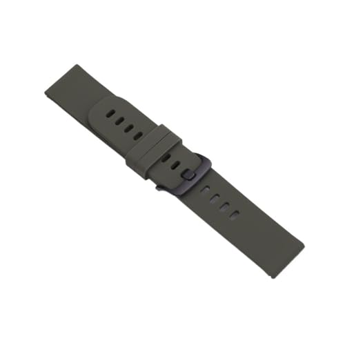 XLXKGPGKMK Herren- und Damenarmband, universelles weiches Silikon-Schnellverschlussarmband, 20 mm, 22(Green A,22mm) von XLXKGPGKMK