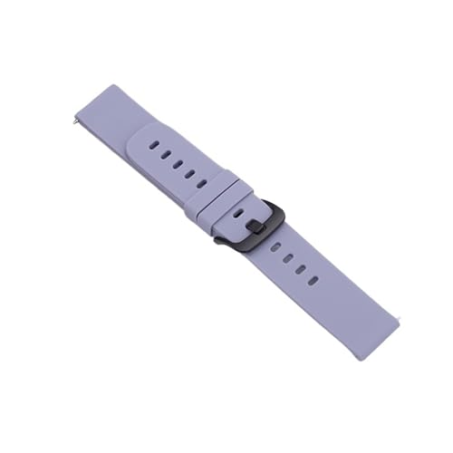 XLXKGPGKMK Herren- und Damenarmband, universelles weiches Silikon-Schnellverschlussarmband, 20 mm, 22(Purple B,22mm) von XLXKGPGKMK