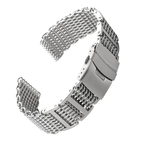 XLXKGPGKMK Schnellverschluss-Armband aus Edelstahl – Einweg-Herren-Ersatz, einfach zu installieren, verstellbar, 22 mm von XLXKGPGKMK