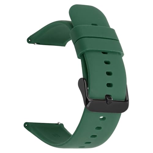 XLXKGPGKMK Schnellverschluss-Gummiarmband, geeignet für Smartwatches für Damen und Herren, 16 mm, 18 mm, 20 mm, 22 mm, 16 mm von XLXKGPGKMK