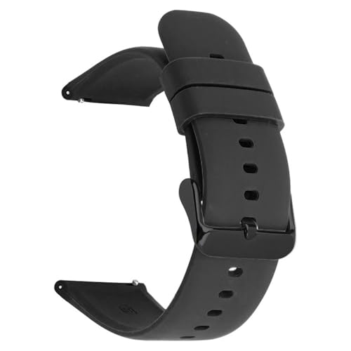 XLXKGPGKMK Schnellverschluss-Gummiarmband, geeignet für Smartwatches für Damen und Herren, 16 mm, 18 mm, 20 mm, 22 mm, 18 mm von XLXKGPGKMK