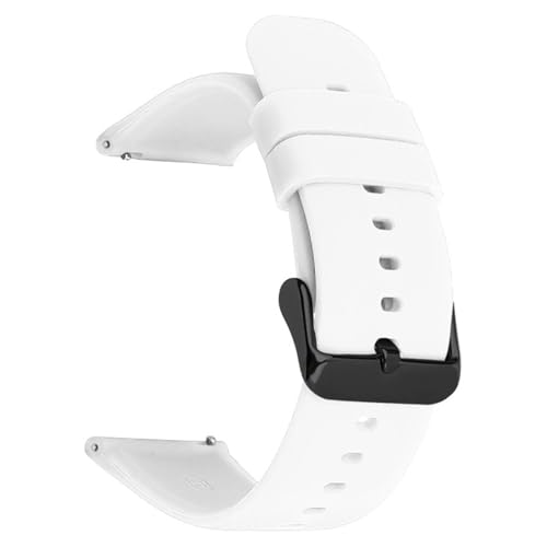 XLXKGPGKMK Schnellverschluss-Gummiarmband, geeignet für Smartwatches für Damen und Herren, 16 mm, 18 mm, 20 mm, 22 mm, 20 mm von XLXKGPGKMK