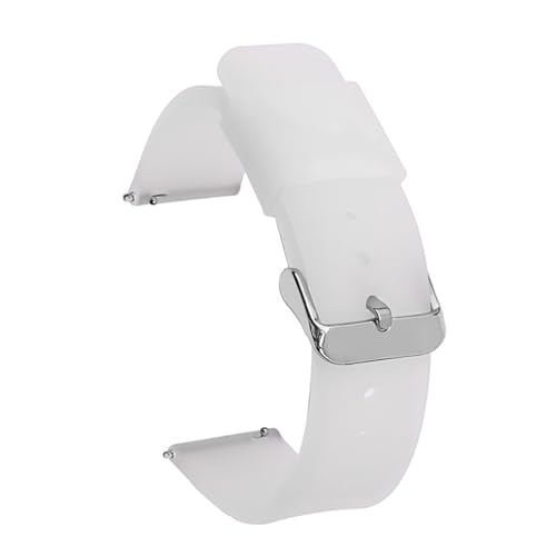 XLXKGPGKMK Silikonarmband Quick Release Smart Watch Herren und Damen wasserdicht Sport(Semi transparent,20mm) von XLXKGPGKMK