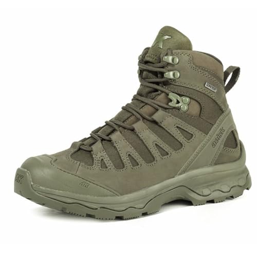 Atmungsaktive Kampfstiefel für Herren, strapazierfähiges Leder, bequeme Passform, taktisch bereit, taktische Stiefel für Herren, wasserdicht für die Arbeit, Sicherheit, Motorradfahren(Green,40 EU) Atmungsaktive Kampfstiefel für Herren, strapazierfähiges Leder, bequeme Passform, taktisch bereit, taktische Stiefel für Herren, wasserdicht für die Arbeit, Sicherheit, Motorradfahren(Green,40 EU) von XMACKEEDGH