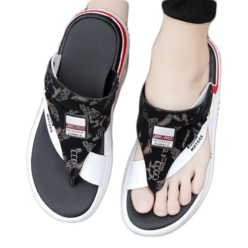 Bequeme, atmungsaktive Sandalen zur Korrektur von Ballenzehen für Herren, strapazierfähige Sandalen für Herren mit geteilter Zehenpartie zur Linderung von Ballenzehen(Brown,42 EU) von XMACKEEDGH