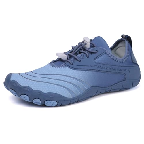 Lässige Wasserschuhe für Damen und Herren, schnelltrocknend, atmungsaktives Mesh, Barfuß-Wasserschuhe zum Wandern, Fitnessstudio, Workout, Outdoor-Sport, Surfen, Yoga, Strandspaziergänge(Blue,41 EU) Lässige Wasserschuhe für Damen und Herren, schnelltrocknend, atmungsaktives Mesh, Barfuß-Wasserschuhe zum Wandern, Fitnessstudio, Workout, Outdoor-Sport, Surfen, Yoga, Strandspaziergänge(Blue,41 EU) von XMACKEEDGH