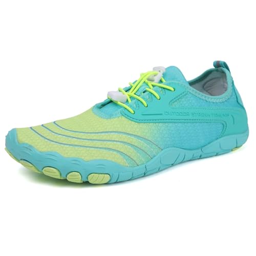 Lässige Wasserschuhe für Damen und Herren, schnelltrocknend, atmungsaktives Mesh, Barfuß-Wasserschuhe zum Wandern, Fitnessstudio, Workout, Outdoor-Sport, Surfen, Yoga, Strandspaziergänge(Green,41 EU) Lässige Wasserschuhe für Damen und Herren, schnelltrocknend, atmungsaktives Mesh, Barfuß-Wasserschuhe zum Wandern, Fitnessstudio, Workout, Outdoor-Sport, Surfen, Yoga, Strandspaziergänge(Green,41 EU) von XMACKEEDGH