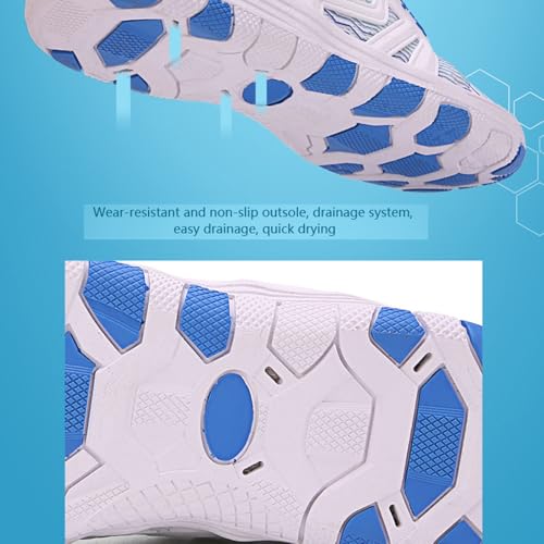 XMACKEEDGH Bequeme Wasserschuhe für Damen und Herren, schnelltrocknend, atmungsaktiv, Barfuß-Wasserschuhe zum Wandern, Klettern, Turnschuhe, Strand, Surfen, Yoga, Strandspaziergänge(Green,43 EU) von XMACKEEDGH