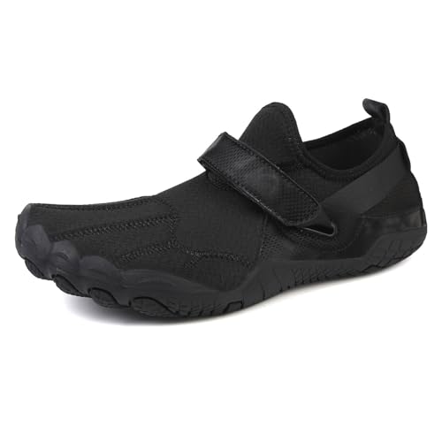 XMACKEEDGH Leichte Wasserschuhe für Damen und Herren, atmungsaktives Mesh, Sport, Wandern, Barfuß, Aqua-Wasserschuhe, Outdoor, Strand, Schwimmen, Pool, Surfen, Yoga, Wandern, Kajakfahren(Black,43 EU) XMACKEEDGH Leichte Wasserschuhe für Damen und Herren, atmungsaktives Mesh, Sport, Wandern, Barfuß, Aqua-Wasserschuhe, Outdoor, Strand, Schwimmen, Pool, Surfen, Yoga, Wandern, Kajakfahren(Black,43 EU) von XMACKEEDGH