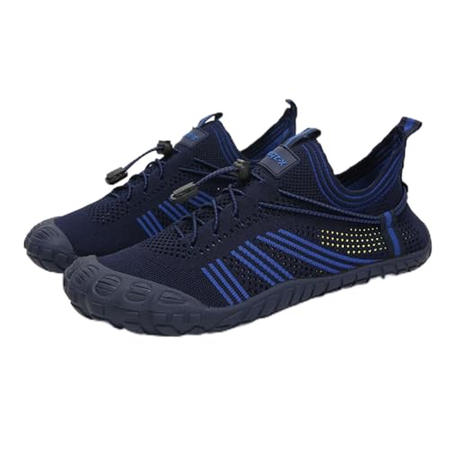 XMACKEEDGH Leichte Wasserschuhe für Damen und Herren, schnelltrocknend, Outdoor-Sport, Wandern, Barfuß-Wasserschuhe, Kletter-Sneaker, Schwimmen, Angeln, Tauchen, Surfen, Gehen(Blue,38 EU) von XMACKEEDGH