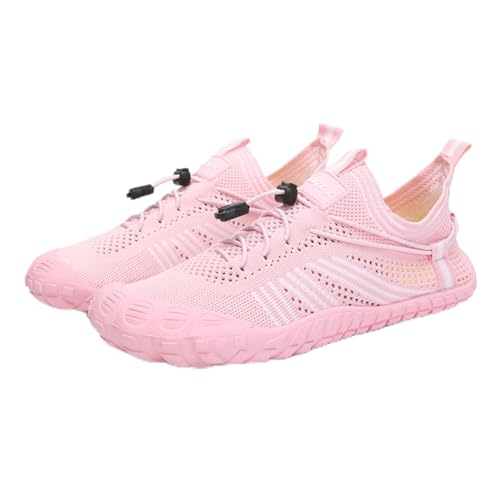 XMACKEEDGH Leichte Wasserschuhe für Damen und Herren, schnelltrocknend, Outdoor-Sport, Wandern, Barfuß-Wasserschuhe, Kletter-Sneaker, Schwimmen, Angeln, Tauchen, Surfen, Gehen(Pink,40 EU) von XMACKEEDGH