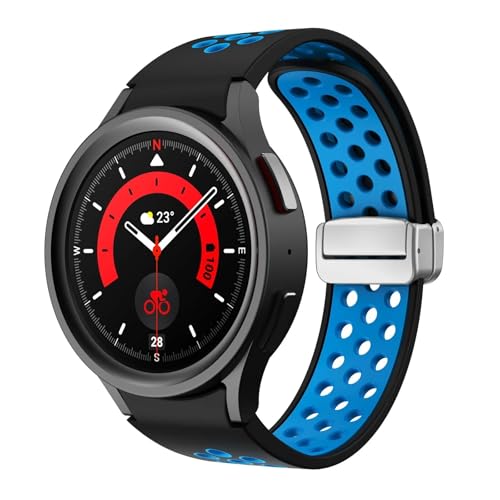XMKT Silikonarmband für Samsung Galaxy Watch 6 Classic, 43 mm, 47 mm, 5Pro, 45 mm, Magnetschnalle, Armband für Galaxy Watch 6, 5, 4, 40 mm, 44 mm, Watch 6Clasic 43 47, Achat von XMKT