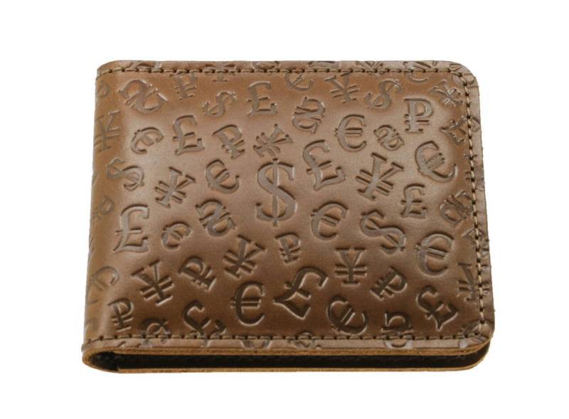 Geldklammer Aus Echtem Leder Geprägtes Design Geldklammer Aus Echtem Leder Geprägtes Design von XMarKoUA
