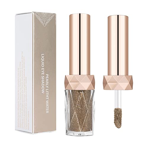 Color Liquid Eye Shadow Europe And The United States Shiny Diamond Pearl Eye Shadow Liquid Flash Diamond Pearl Eye Make-up 3ml Costume Make-up (E, One Size) von XNBZW