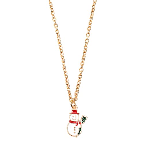 Halskette Schmuck Dangle Drop Choker Geschenke Halsketten Weihnachten Weihnachten für Damen Urlaub Schmuck Anhänger Mädchen Halsketten & Anhänger Bordwanderhöhung Für Anhänger (B, One Size) von XNBZW