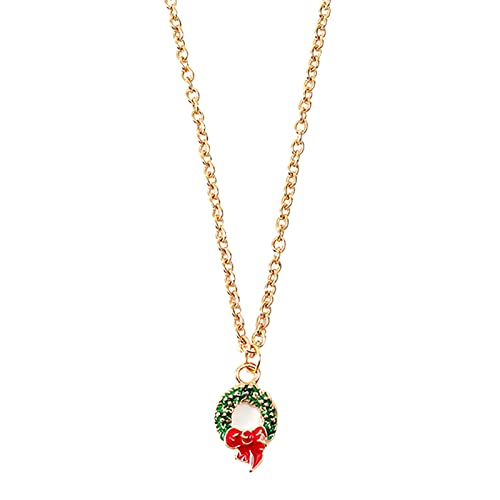 Halskette Schmuck Dangle Drop Choker Geschenke Halsketten Weihnachten Weihnachten für Damen Urlaub Schmuck Anhänger Mädchen Halsketten & Anhänger Bordwanderhöhung Für Anhänger (E, One Size) von XNBZW