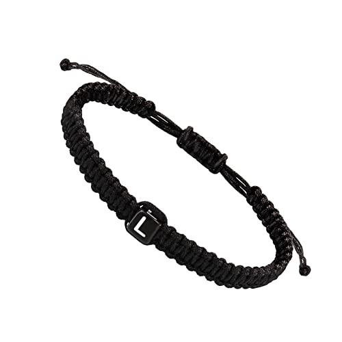 XNBZW Initial String Armbänder für Frauen Männer Teen Mädchen Jungen Handgemachtes Seil Geflochtenes Armband Minimalistischer Schmuck Passende Paar Armbänder Damenschmuck (L, Einheitsgröße) von XNBZW