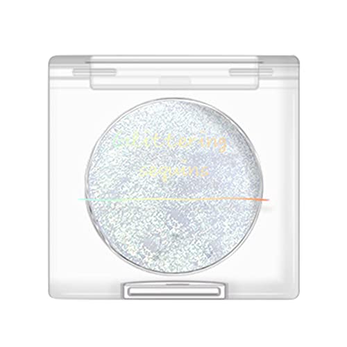 XNBZW Multi Purpose Shining High Light Eye Shadow Face Body Brightening High Light Monochrome High Light Eye Shadow Portable Makeup Beauty Counter Makeup Products (C-A, One Size) von XNBZW