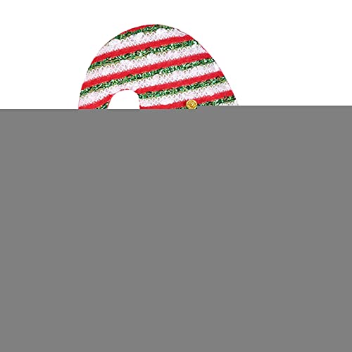 mit goldfarbenem und Pailletten-Stirnband zum Thema Weihnachten, glitzernder Stock, Party-Accessoires, Partys, Süßigkeiten, Pullover, Haar, für den Schmucktablett Stapelbar (C, One Size) von XNBZW