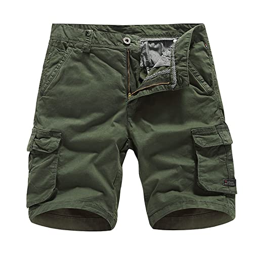 XNMAYA Damen Cargohose Quick Dry Casual Military Army Camo Combat Work Casual Pants mit Taschen, Grün , 50 von XNMAYA