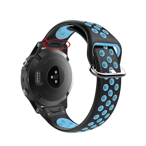 XNWKF 22 x 20 mm Silikon-Schnellverschluss-Uhrenarmband für Garmin Fenix 5 Fenix 6 Pro Fenix 5S S60 Watch Easyfit Watch Armband, 20mm Fenix 5S 6S, Achat von XNWKF