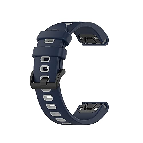 XNWKF Fenix 7X Silikon-Armband, 26 mm, schnell und einfach anzubringen, Uhrenarmband für Garmin Fenix 6X Pro 5X Plus 3 3HR Descent MK1 MK2 Armband, 26 mm, Achat von XNWKF