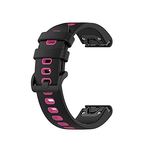 XNWKF Fenix 7X Silikon-Armband, 26 mm, schnell und einfach anzubringen, Uhrenarmband für Garmin Fenix 6X Pro 5X Plus 3 3HR Descent MK1 MK2 Armband, For Tactix Delta, Achat von XNWKF