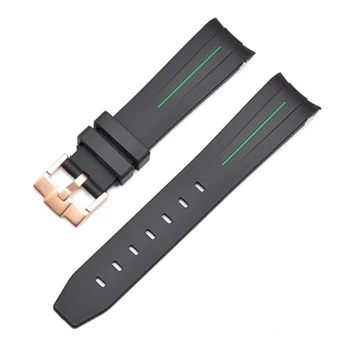 XNWKF Gummi-Uhrenarmband für Rolex-Armband, 20 mm, 22 mm, 21 mm, Ersatz-Armbanduhr-Zubehör, 21 mm, Achat von XNWKF