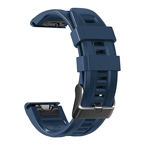 XNWKF Offizielles Silikon-Uhrenarmband für Garmin Fenix 7X 5X Plus 6X Pro Enduro Smartwatch, 26 mm, schnelle Passform, Easyfit-Armband, 26mm Tactix Delta, Achat von XNWKF