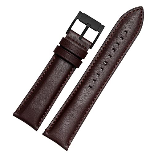 XNWKF Uhrenarmband aus Rindsleder für Fossil BQ2363/2453 ME3099 3052 3054 FS5380/5453 FS4735 FS4812, Vintage-Stil, echtes Leder, 20, 22 mm, 22 mm, Achat von XNWKF