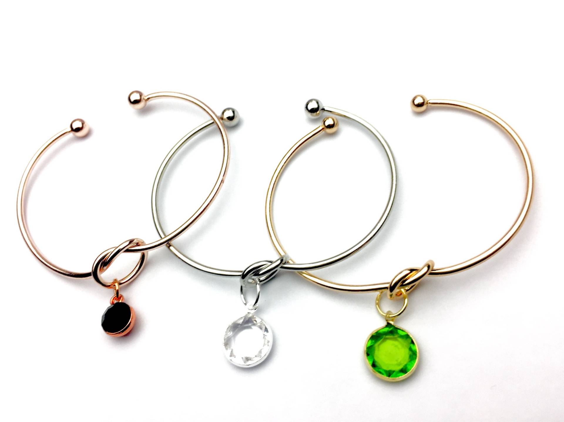 Geburtsstein Armband Personalisiertes Geschenk Knotenarmband Roségold Armbänder, Manschettenarmband, 21. Geburtstag Für Sie, Personalisierter Schmuck Geburtsstein Armband Personalisiertes Geschenk Knotenarmband Roségold Armbänder, Manschettenarmband, 21. Geburtstag Für Sie, Personalisierter Schmuck von XOCustomJewelryGifts