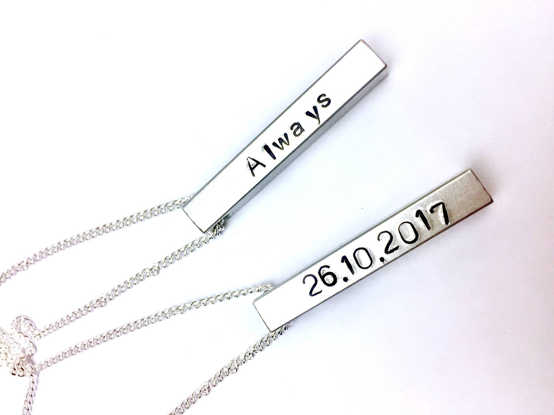 Immer Bar Halskette, Personalisiertes Datum Geschenk Für Ihn, Frauen Freundschaft Oder Paar Passende Halsketten Immer Bar Halskette, Personalisiertes Datum Geschenk Für Ihn, Frauen Freundschaft Oder Paar Passende Halsketten von XOCustomJewelryGifts