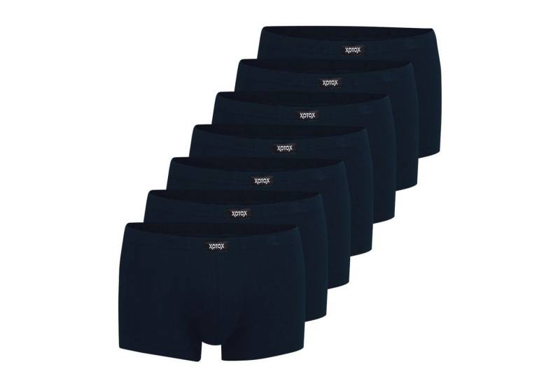 XOTOX Boxershorts Basic (7-St., Sparpack) hochwertig mit Komfortbündchen im 7er Pack von XOTOX