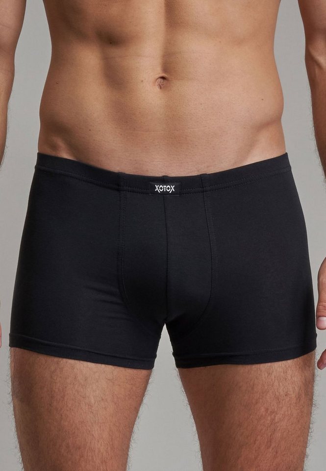 XOTOX Boxershorts Basic (7-St., Sparpack) hochwertig mit Komfortbündchen im 7er Pack von XOTOX