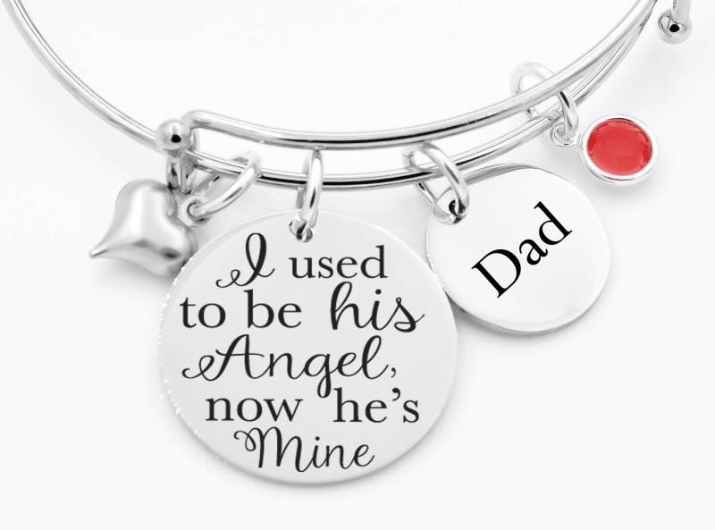 Denkmal-Armband, Erinnerung, Papa Memorial - Trauer Geschenke, Die Ich Verwendet, Um Seine Engel Zu Sein, Jetzt Er Mir Ist von XOXOandcompany