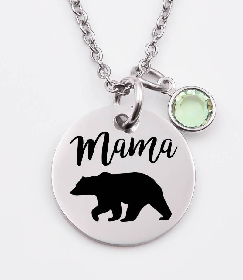 Mama Bär Halskette, Muttertag, Est Datum von XOXOandcompany