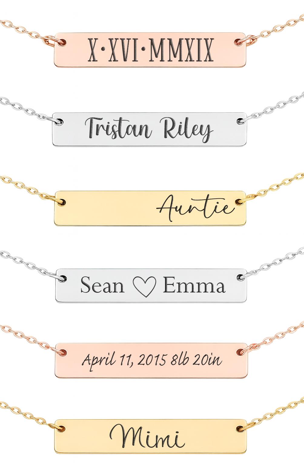 Breitengrad-Längengrad-Anhänger, Geschenk Für Tante von XOXOandcompany